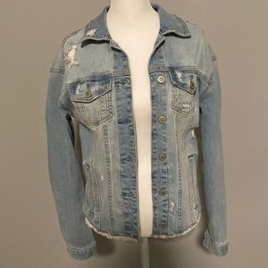 Hollister Co. Denim Jean Jacket Women‎ S Small